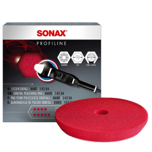 Pad de Corte Rojo 143 mm Doble Acción