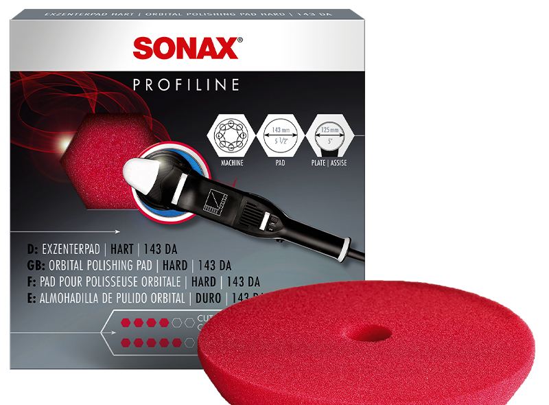 Pad de Corte Rojo 143 mm Doble Acción