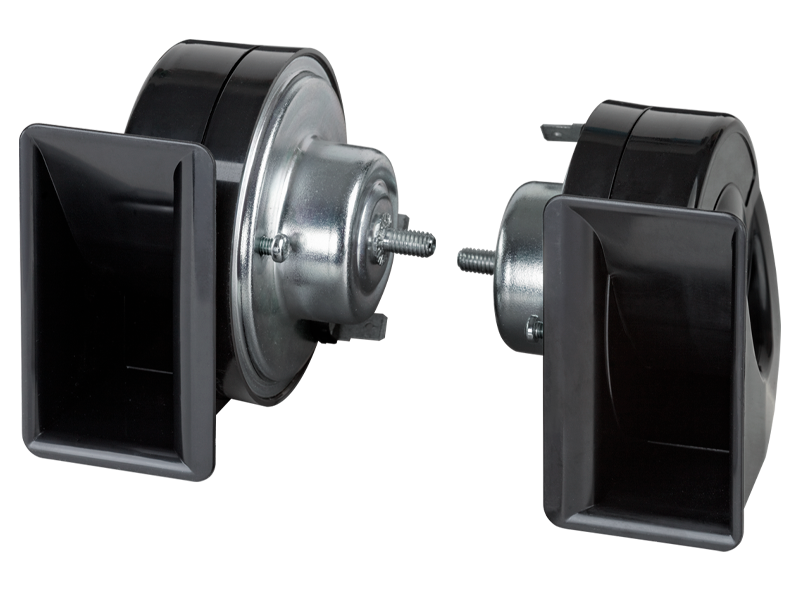 FLOSSER Bocinas Caracol Tono Alto y Bajo 12V