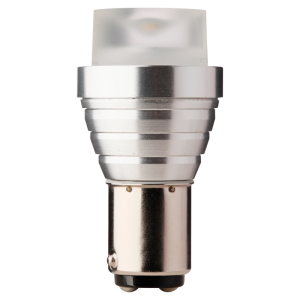 FLOSSER LED P21/5W 12V BAY15D 6500K Frosted Cover 26.5 x 50 mm