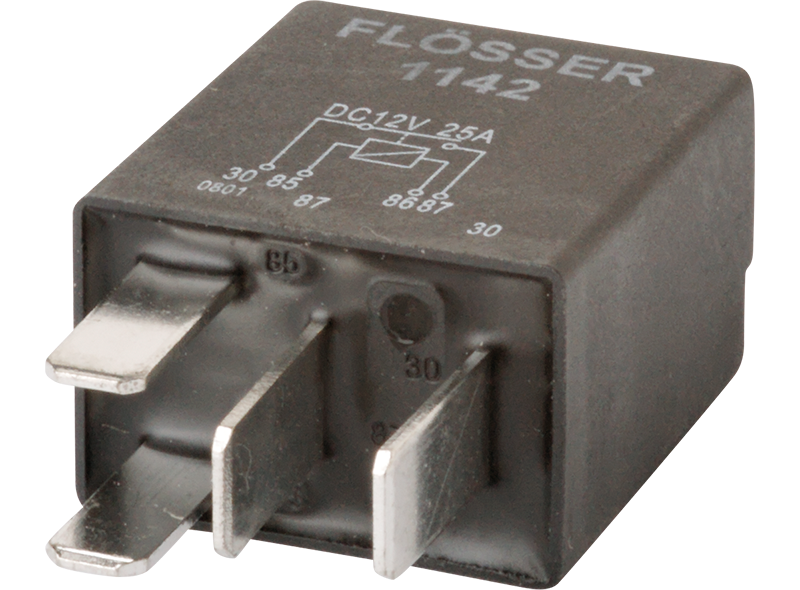 FLOSSER Micro Relé Cierre 12V 25A