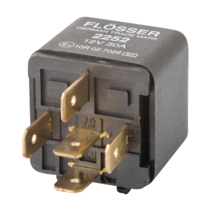 FLOSSER Mini Relais 24V 20A 5 Terminales
